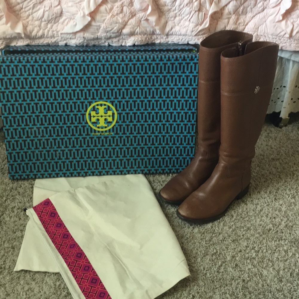 Tory Burch riding boots size 8 1/2